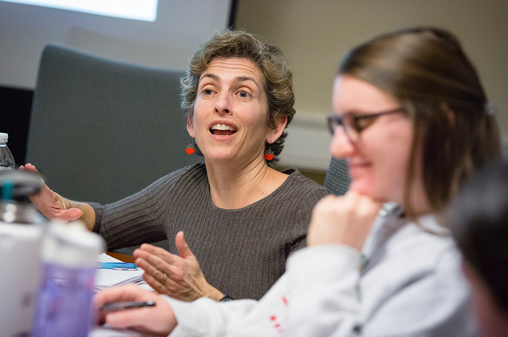 Dana Rabin, professor of history and recipient of the Dean’s Award for Excellence in Undergraduate Teaching, is one of several faculty, advisors, teaching assistants, and teaching interns recognized for their efforts in educating and advising. 