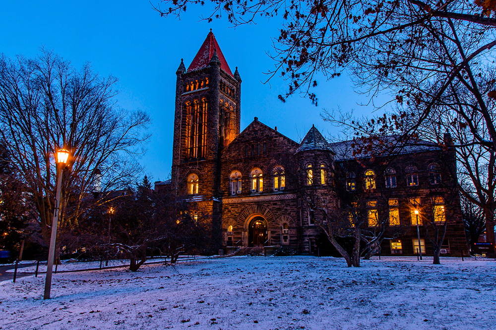 Campus has pledged $27 million in deferred maintenance funding to renovate Altgeld Hall. (Photo by L. Brian Stauffer.) 