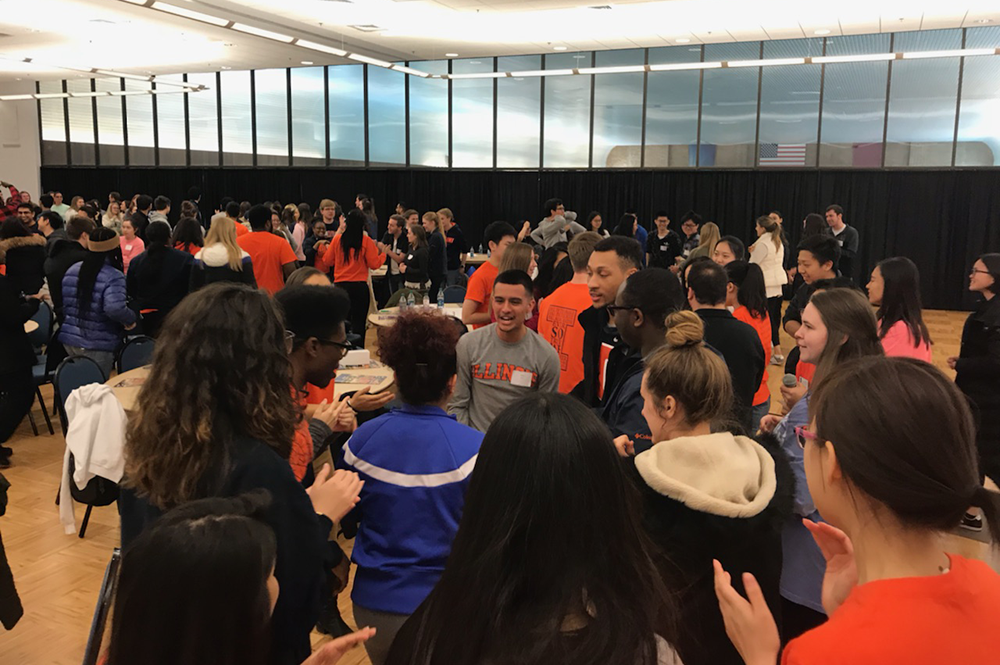 About 180 LAS students attended a recent Strengths Finder workshop, which was designed to teach leadership skills and direct participants how to help new students acclimate to college. (Photo courtesy of Murillo Soranso.)  