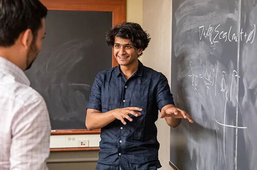 Students in class