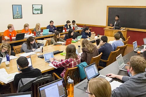 Students in class