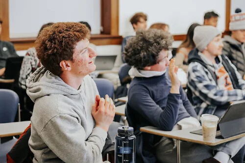 Students in class