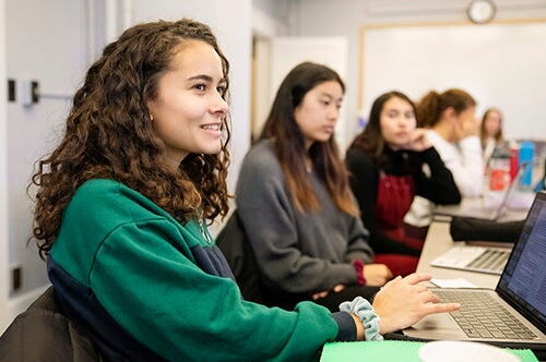 Students in class
