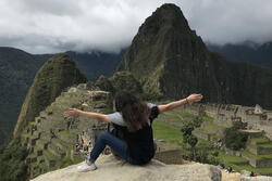 Cynthia in peru