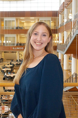Payton Jarzyna at the Business Instructional Facility, UIUC