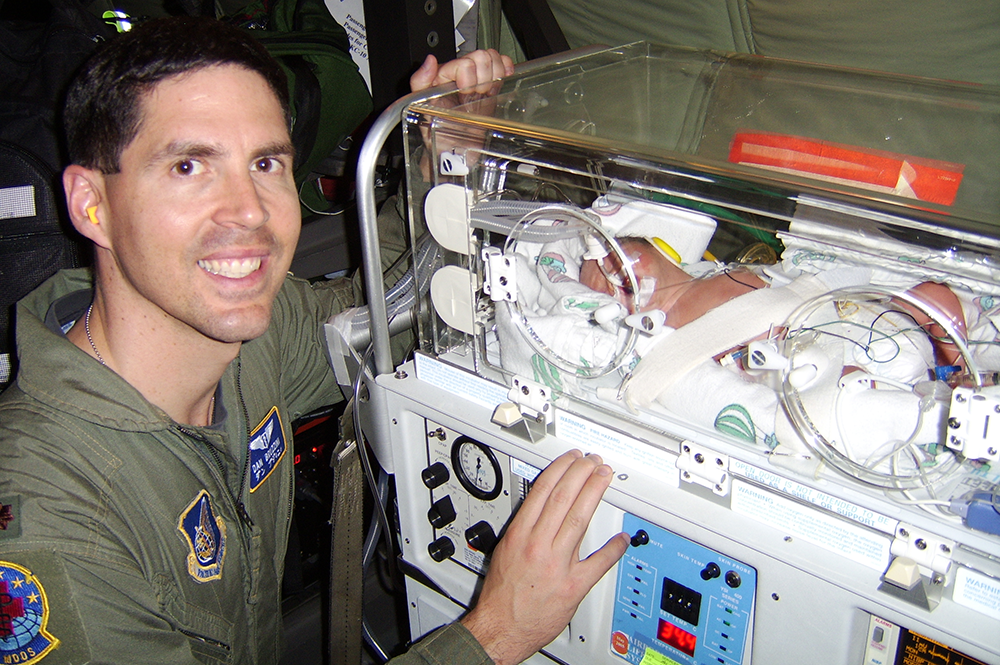 Daniel Bruzzini created a program training U.S. military doctors, nurses, and medics in the care of babies traumatized by war. (Image courtesy of Daniel Bruzzini.) 