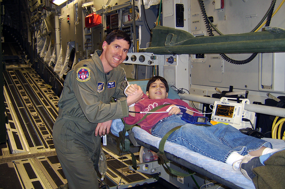 Daniel Bruzzini began his military service as a flight surgeon, but a humanitarian mission took him another direction. (Image courtesy of Daniel Bruzzini.) 