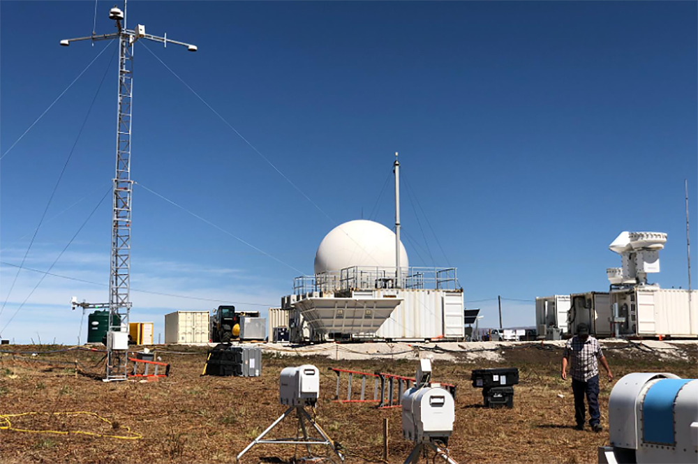 The Department of Energy CACTI site is up and running and set to observe cloud-aerosol-precipitation interactions in Valle Calamuchita in Argentina. (Image courtesy of DOE ARM.) 