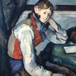 Le Garçon au gilet rouge, by Paul Cézanne 